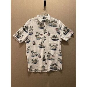 Boca Classics Shirt Men's Medium America Button Down